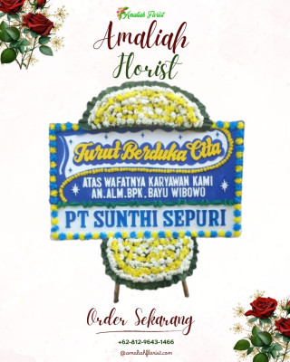 Papan Bunga Duka di Sukaramai