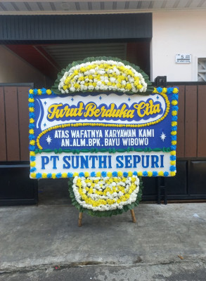Papan Bunga Duka di Sukaramai