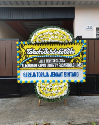 Papan Bunga Duka di Sukaramai